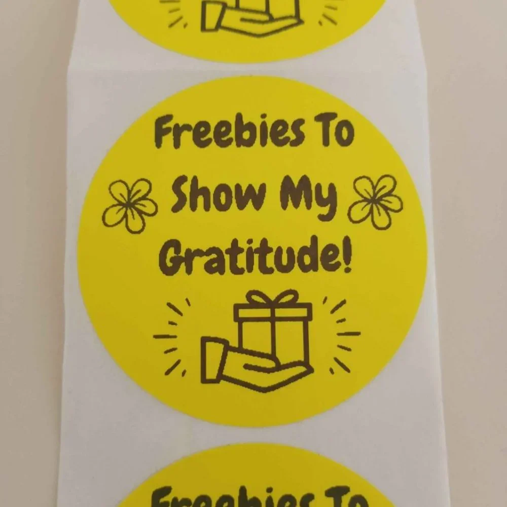 💙100 Freebies- Round Shipping Labels Thermal Packaging Stickers 2